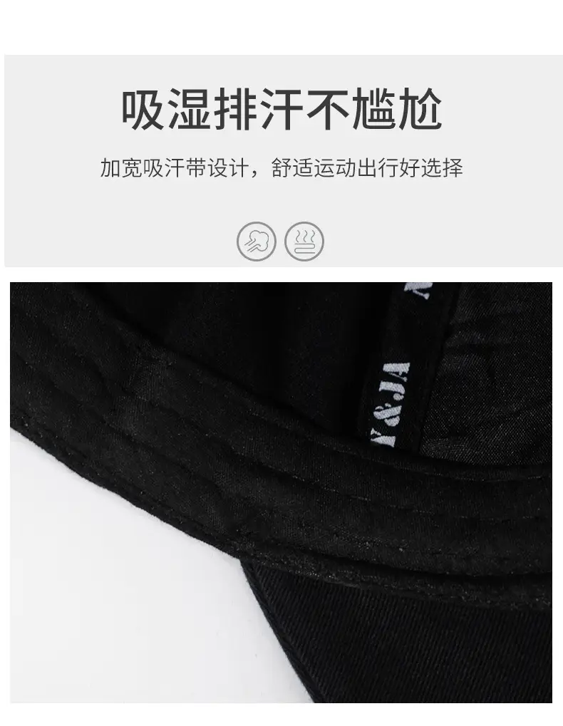 Black NY&JA Baseball Cap for Women — feature 3