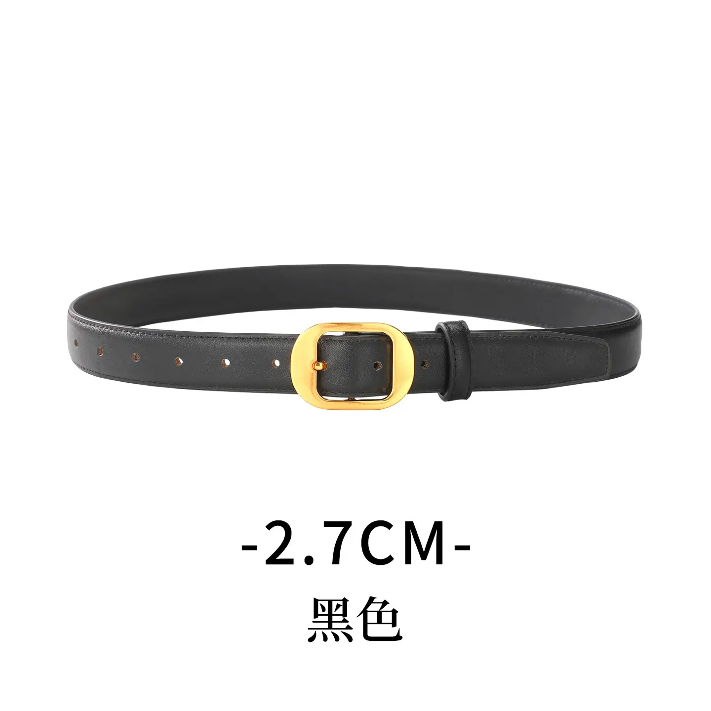 2025 Women's Cross-Border Cowhide Belt Simple Design