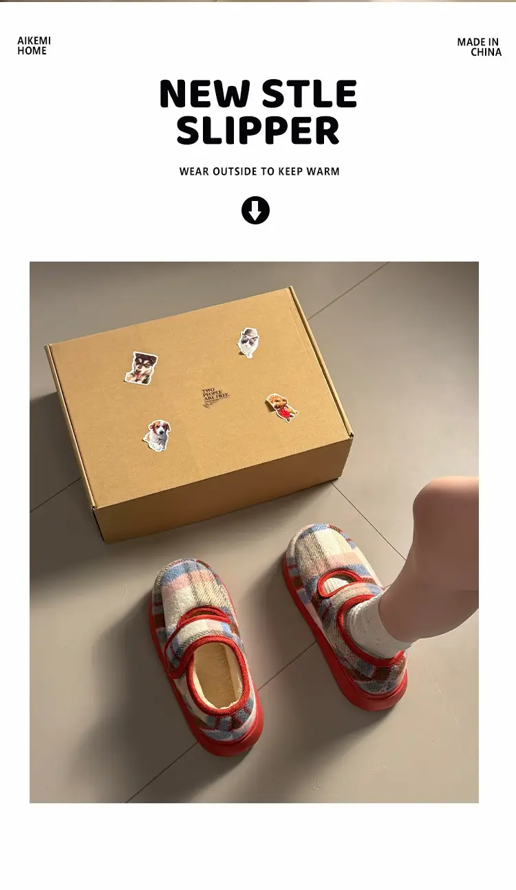 Retro Plaid Velcro Mary Jane Shoes for Women — feature 2
