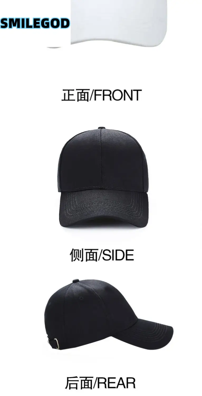 SMILEGOD Anime Printed White Baseball Cap — feature 7