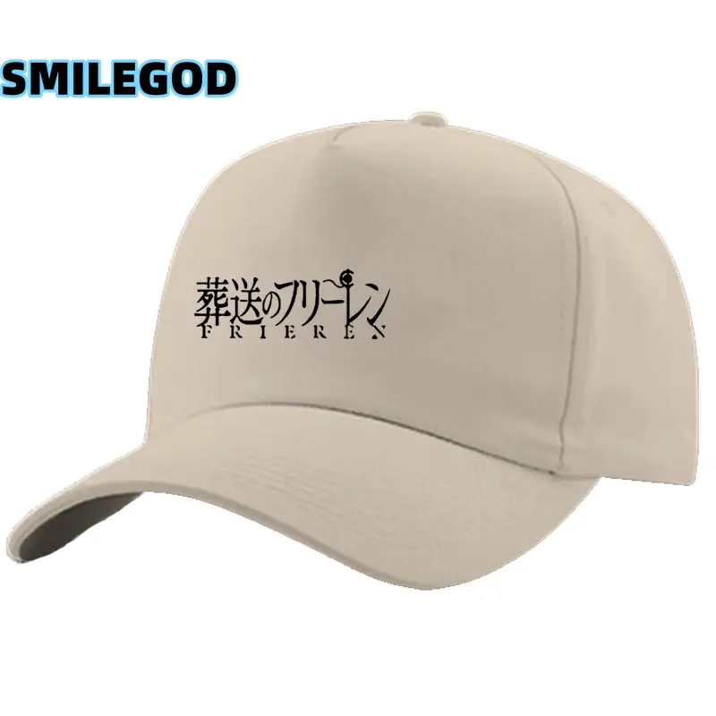 SMILEGOD Anime Printed White Baseball Cap