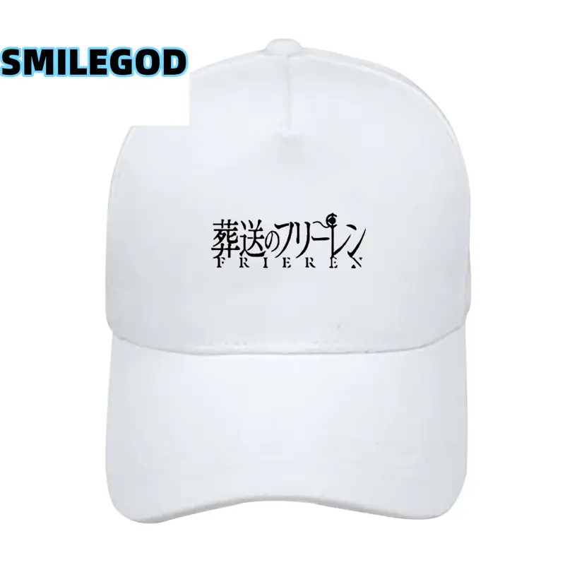SMILEGOD Anime Printed White Baseball Cap