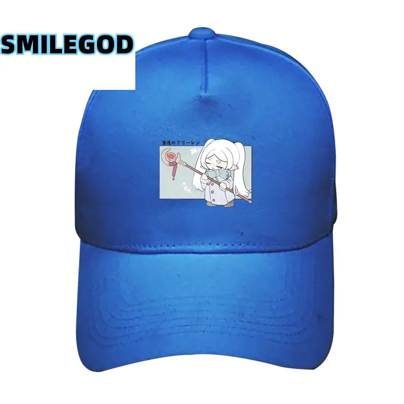 SMILEGOD Anime Printed White Baseball Cap