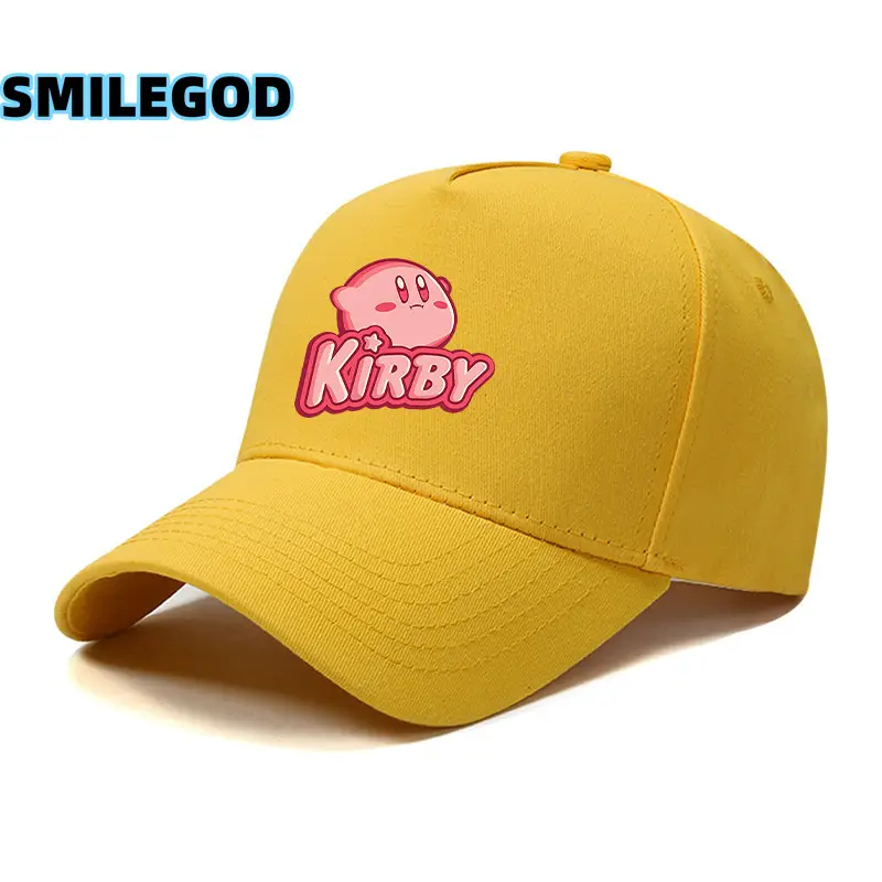Kirby Game Cap Yellow Sun Hat Unisex Summer - Image 26