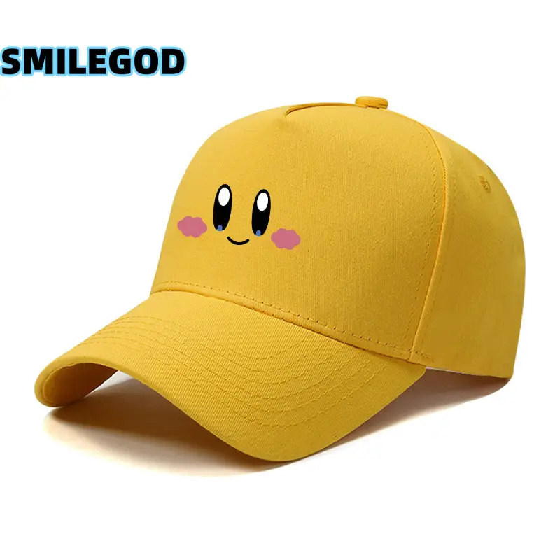 Kirby Game Cap Yellow Sun Hat Unisex Summer - Image 29