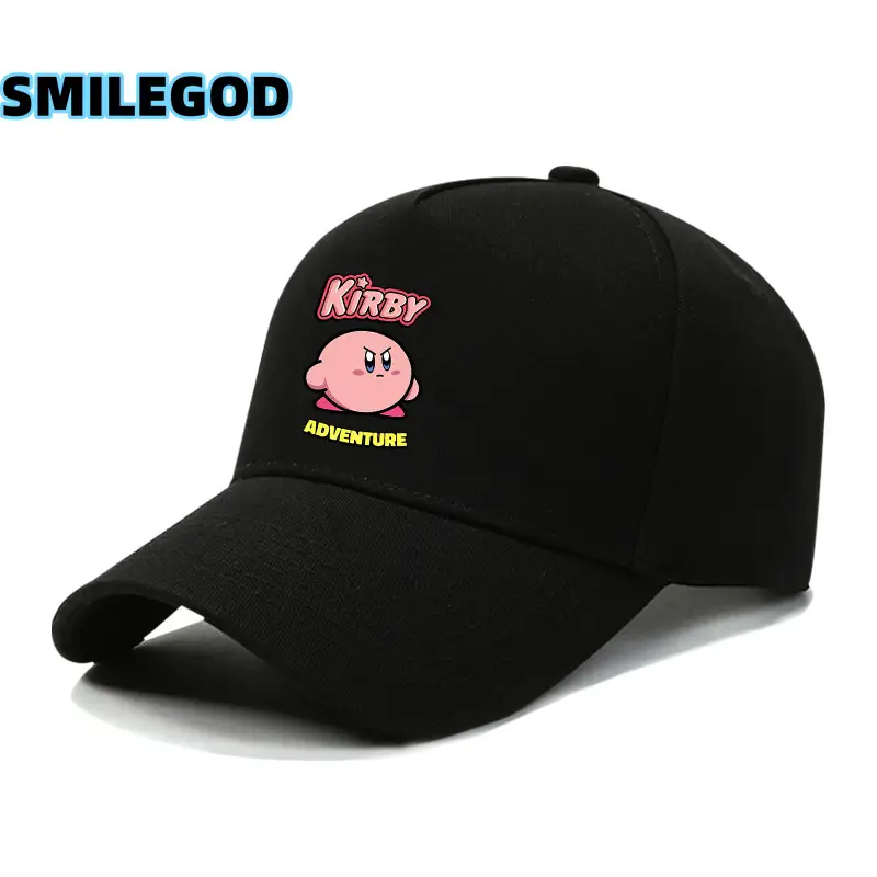 Kirby Game Cap Yellow Sun Hat Unisex Summer - Image 3