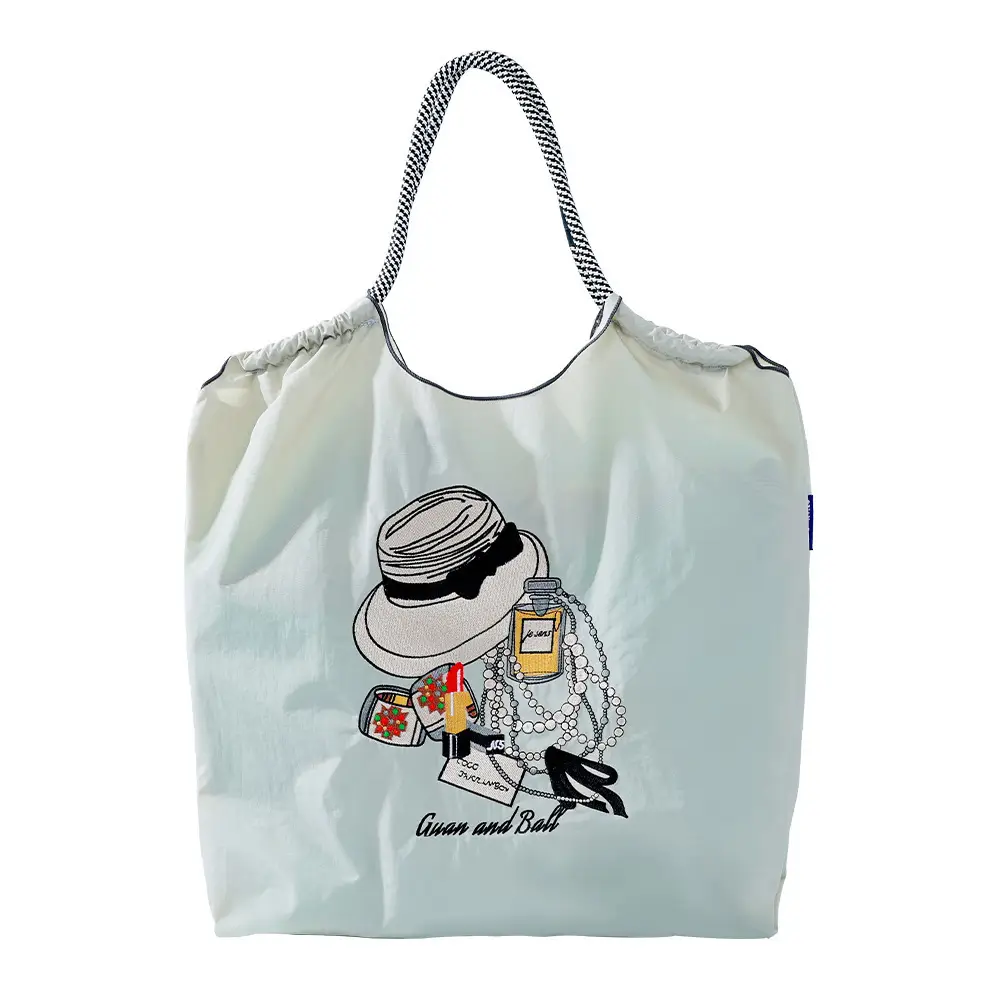 Embroidered Crossbody Bag Women Large Capacity Nylon Tote — feature 6