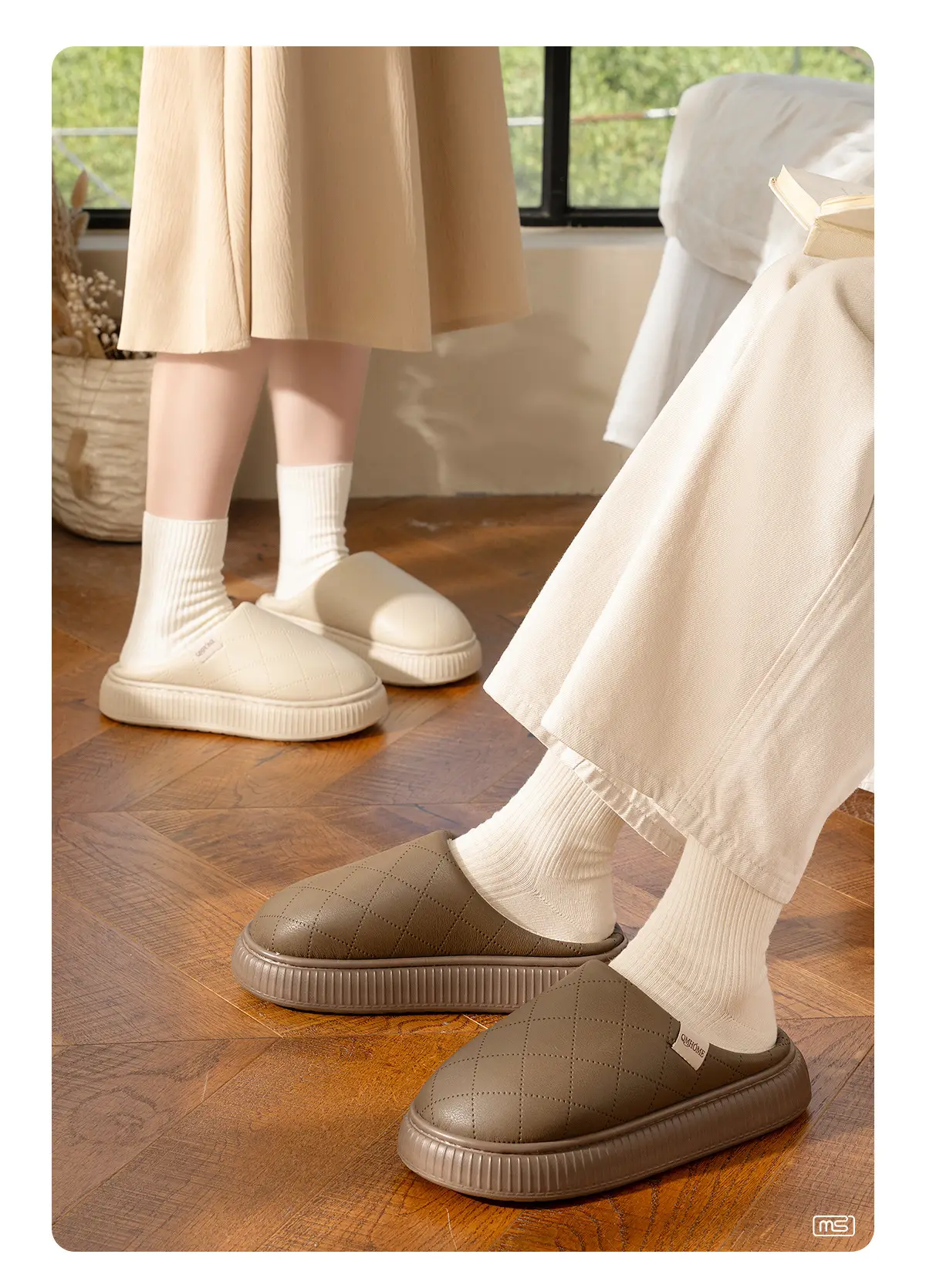 Women Cotton Slippers Winter Warm Waterproof Indoor — feature 7