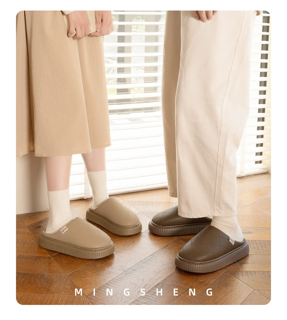 Women Cotton Slippers Winter Warm Waterproof Indoor — feature 9