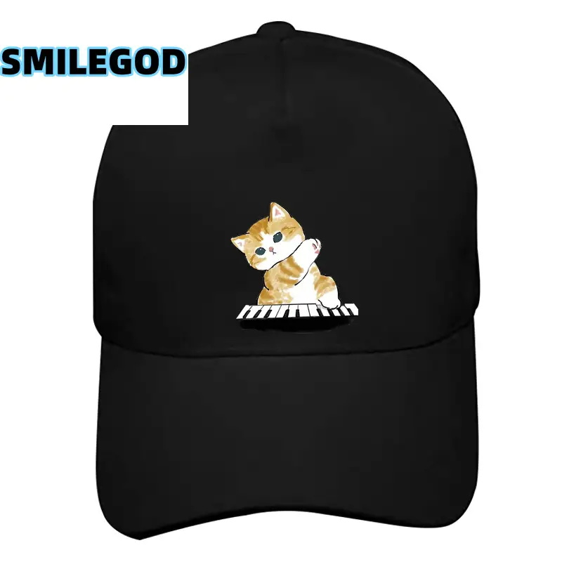 Cute Cat Graphic Red Baseball Cap Unisex - Image 14