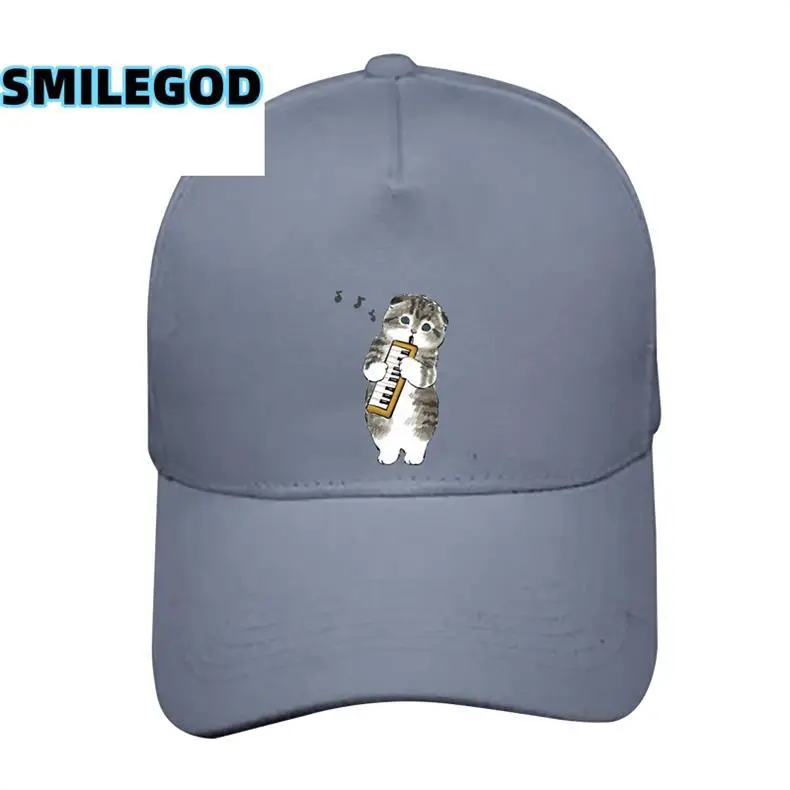Cute Cat Graphic Red Baseball Cap Unisex — feature 6