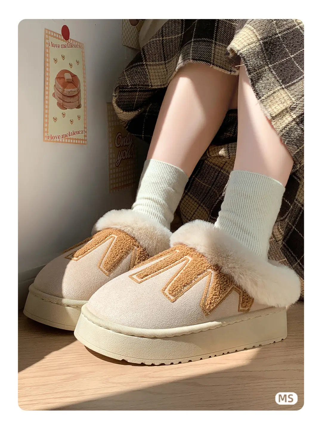 Cross-Border New Style Comfortable Home Warm Winter Embroidered Warm Cotton Slippers for Men and Women Couples Indoor Cotton Slippers Wholesale — feature 3