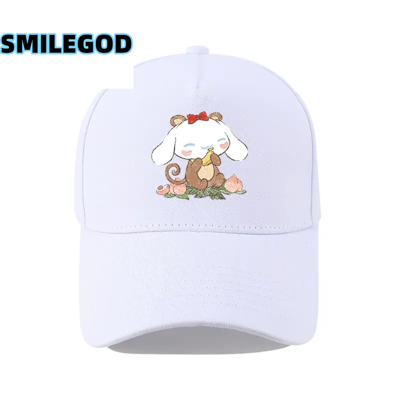 Cute Cinnamoroll Hat Black Cartoon Sunshade Cap