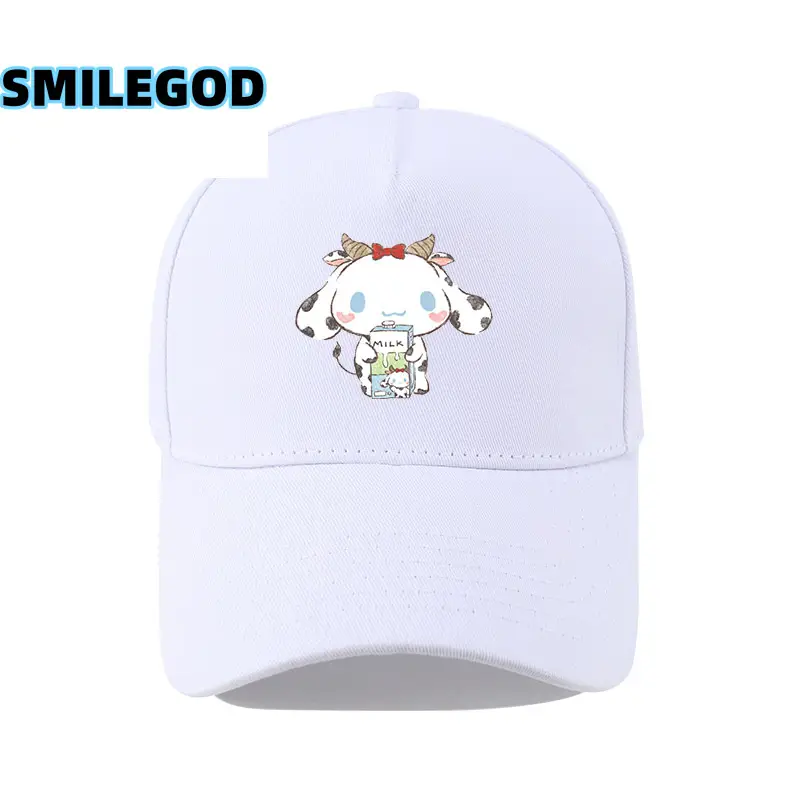 Cute Cinnamoroll Hat Black Cartoon Sunshade Cap