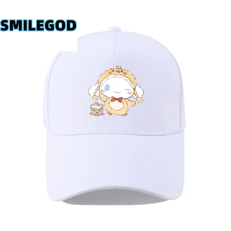 Cute Cinnamoroll Hat Black Cartoon Sunshade Cap