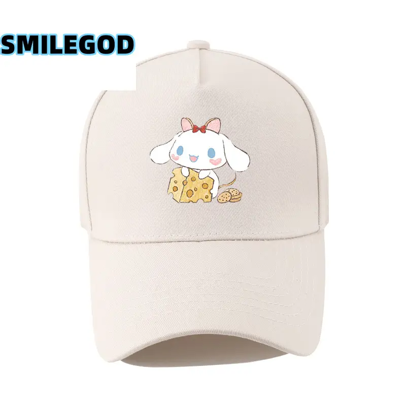 Cute Cinnamoroll Hat Black Cartoon Sunshade Cap