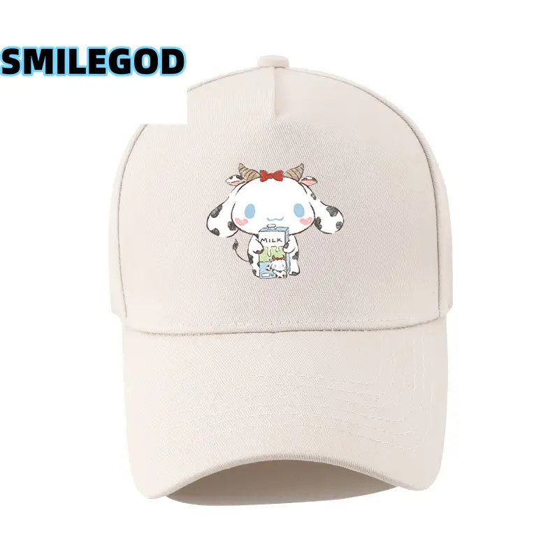Cute Cinnamoroll Hat Black Cartoon Sunshade Cap