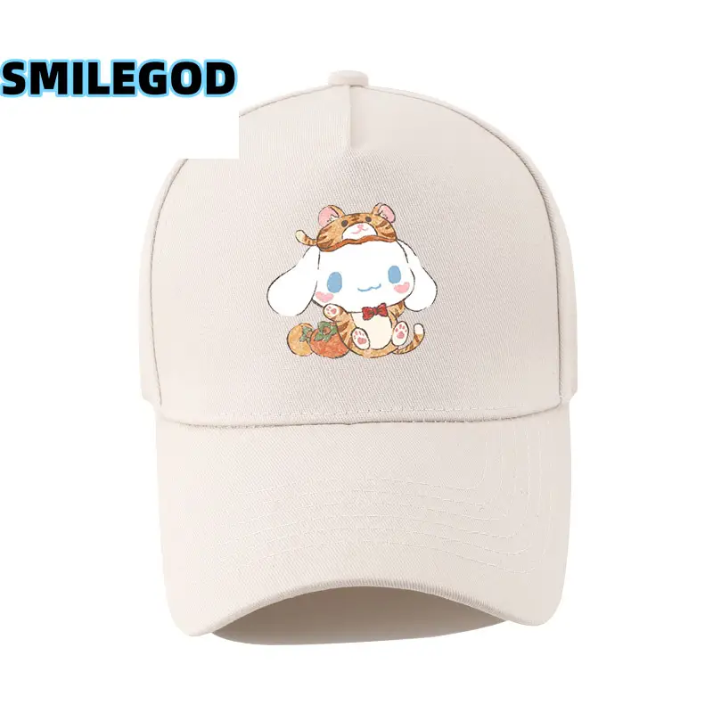 Cute Cinnamoroll Hat Black Cartoon Sunshade Cap