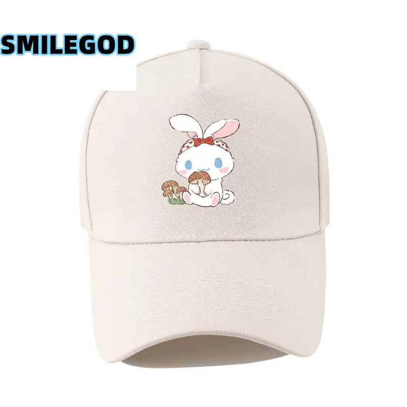 Cute Cinnamoroll Hat Black Cartoon Sunshade Cap