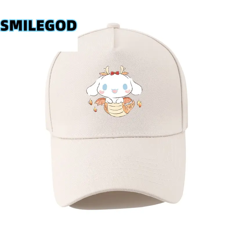 Cute Cinnamoroll Hat Black Cartoon Sunshade Cap