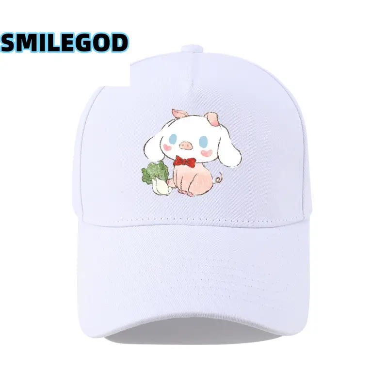 Cute Cinnamoroll Hat Black Cartoon Sunshade Cap