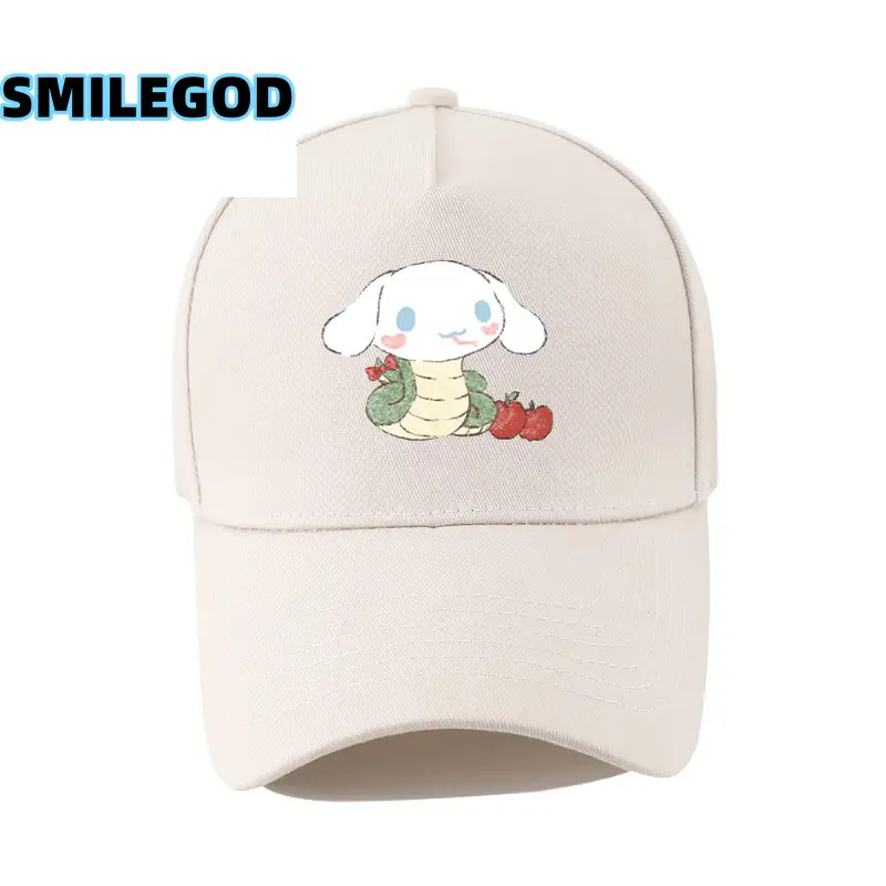 Cute Cinnamoroll Hat Black Cartoon Sunshade Cap