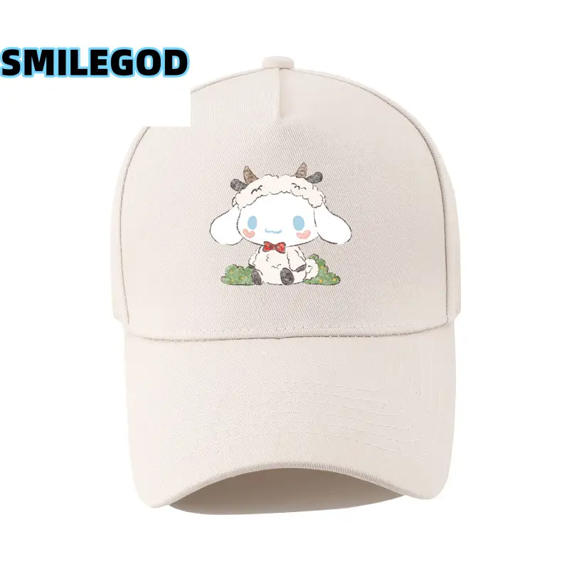 Cute Cinnamoroll Hat Black Cartoon Sunshade Cap