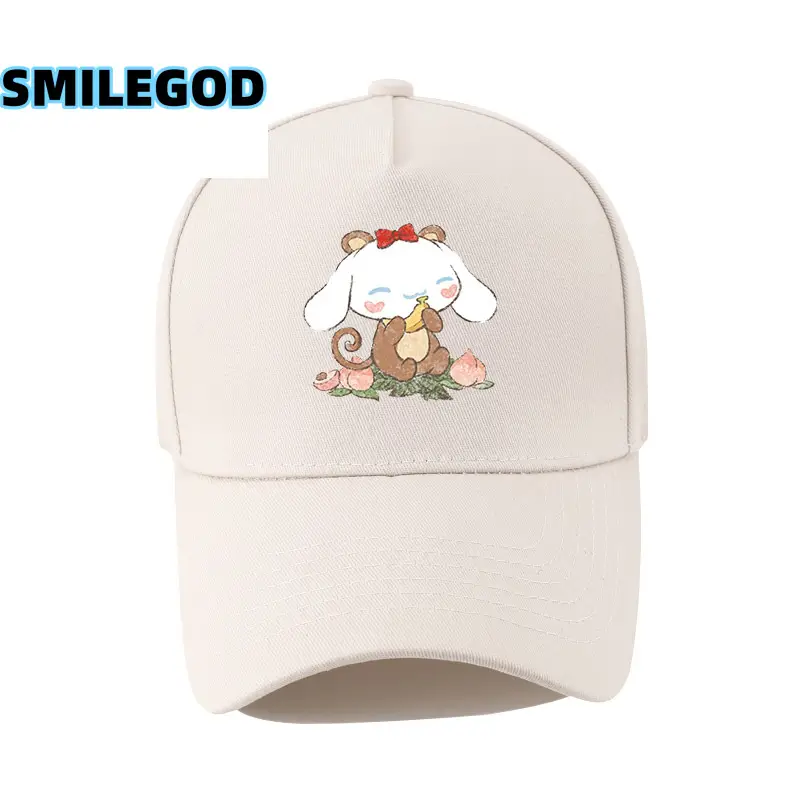 Cute Cinnamoroll Hat Black Cartoon Sunshade Cap