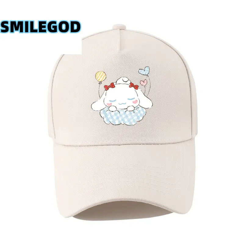 Cute Cinnamoroll Hat Black Cartoon Sunshade Cap