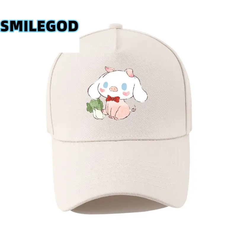 Cute Cinnamoroll Hat Black Cartoon Sunshade Cap