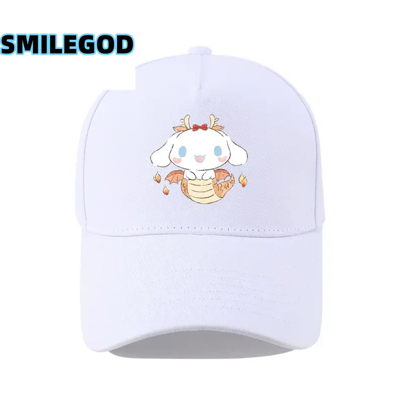 Cute Cinnamoroll Hat Black Cartoon Sunshade Cap