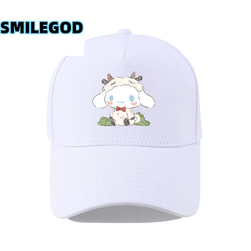 Cute Cinnamoroll Hat Black Cartoon Sunshade Cap
