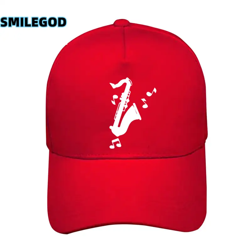 Men Women Saxophone Graphic Cap Grey - Image 14