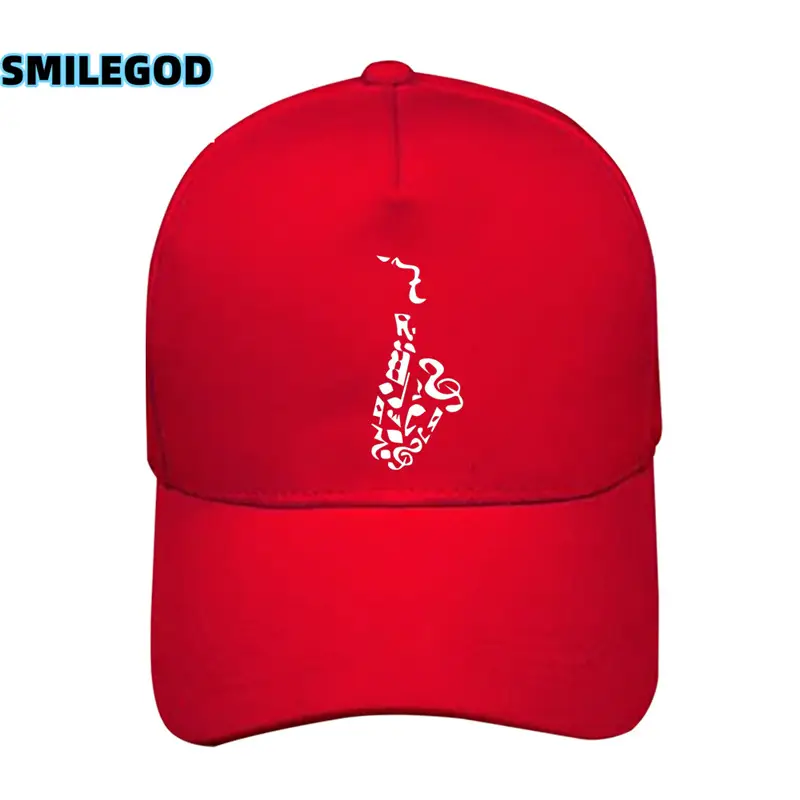 Men Women Saxophone Graphic Cap Grey - Image 15