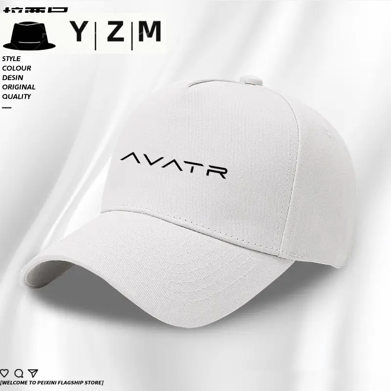 Avatr Printed Blue Men's Cap Yellow - Image 14