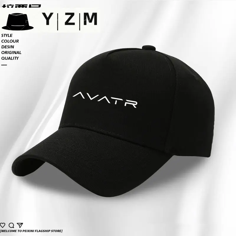 Avatr Printed Blue Men's Cap Yellow - Image 20