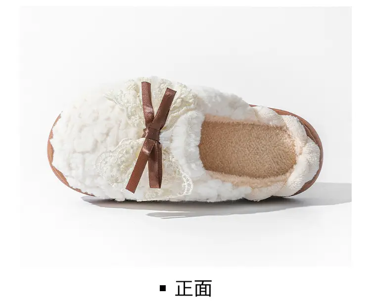 Thick-Soled Furry Slippers for Women 2025 Autum New Cute Plush Slippers for Home Indoor Couple Cotton Slippers for Women — feature 12