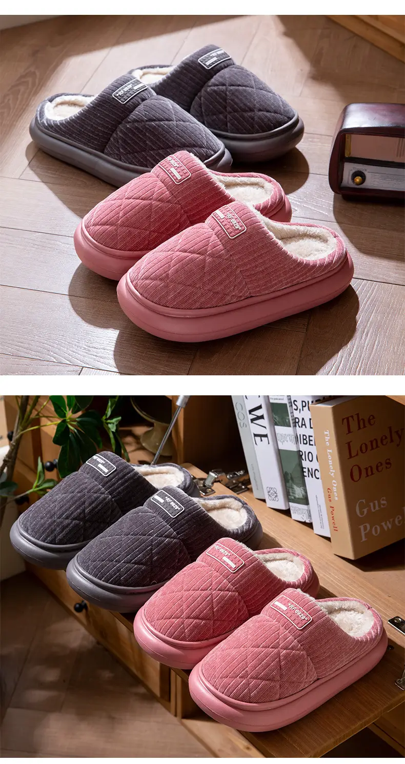 Women's Red Cotton Slippers for Winter 2025 — feature 11