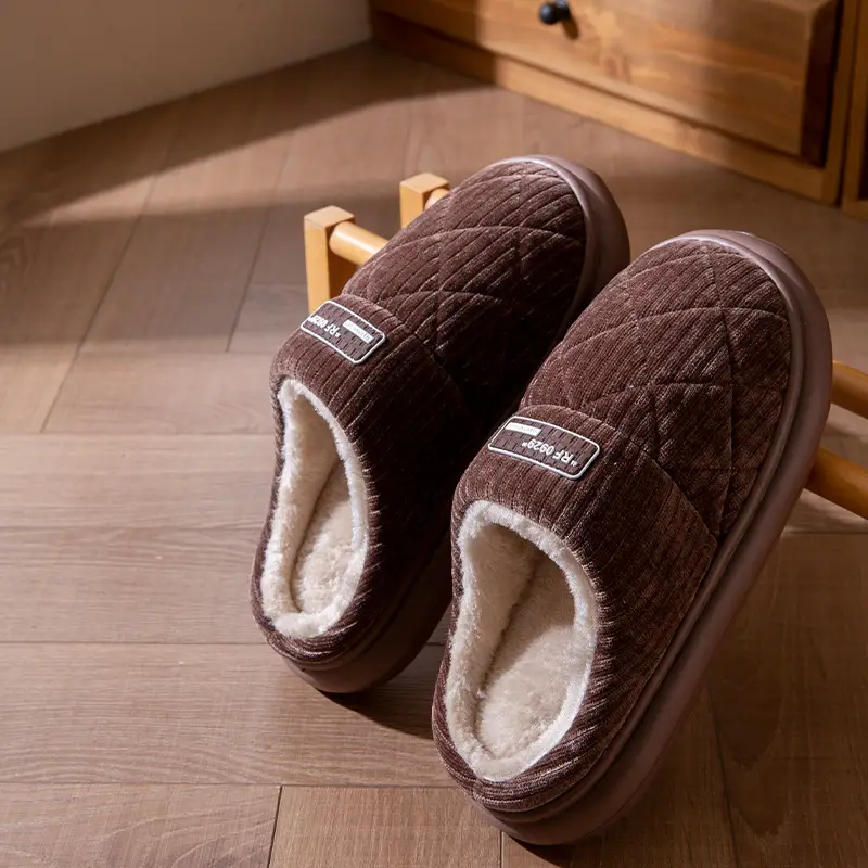 Women's Red Cotton Slippers for Winter 2025 - Image 4