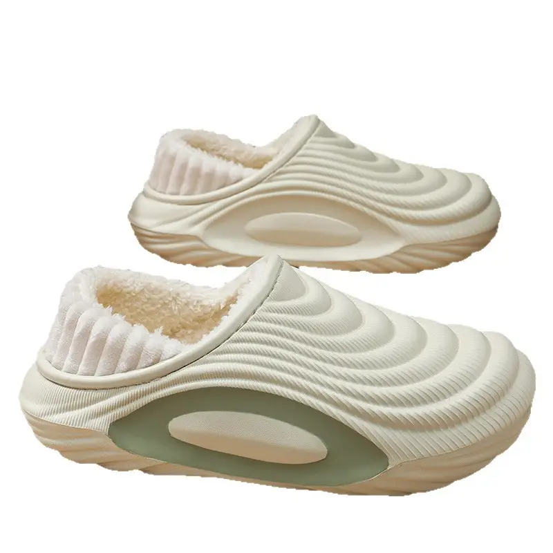 2025 New Waterproof Cotton Slippers for Men, Winter Outdoor Wear, Non-Slip, Warm, Closed Heel Cotton Shoes, Full Coverage Eva Cotton Slippers - Image 16