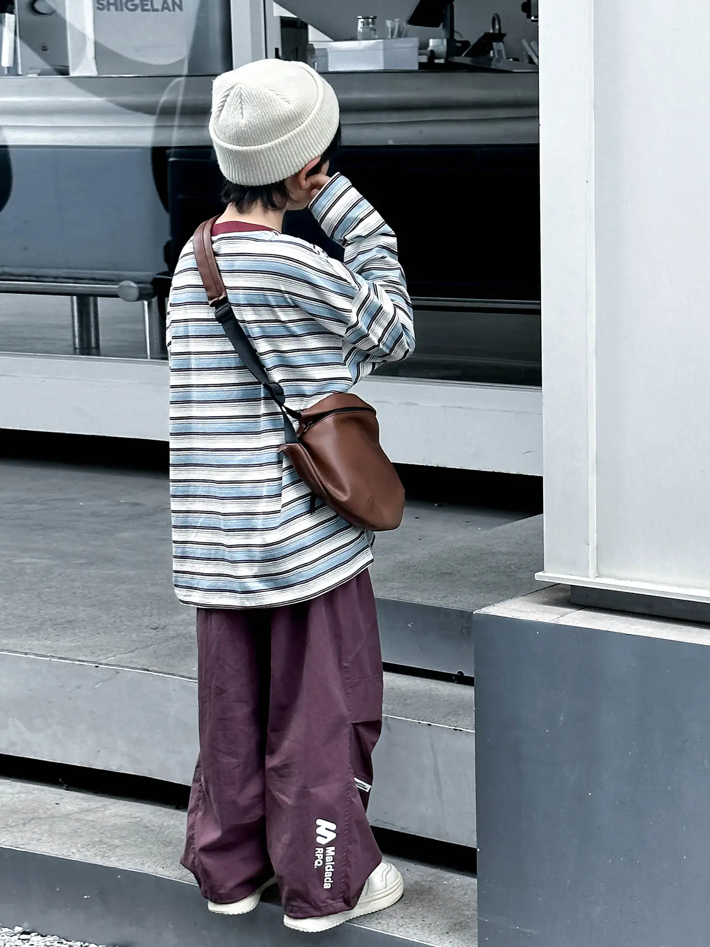Panda Yuan Boys Striped Cotton T-Shirt 2025 - Image 7