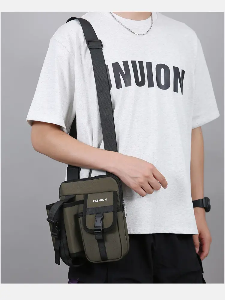 Water Cup Shoulder Bag Black Unisex Crossbody — feature 14