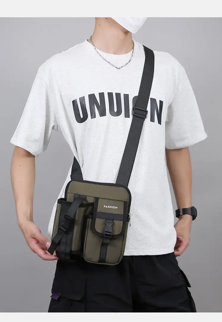 Water Cup Shoulder Bag Black Unisex Crossbody — feature 15
