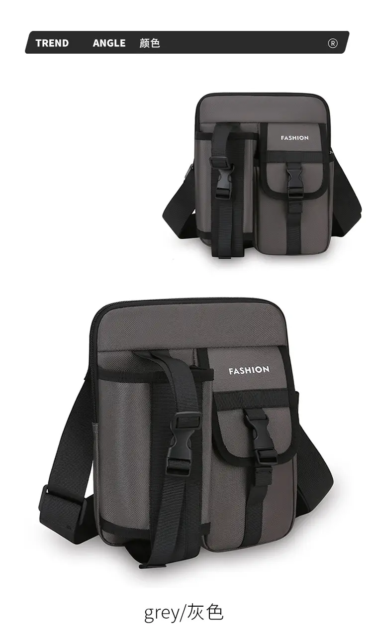 Water Cup Shoulder Bag Black Unisex Crossbody — feature 16