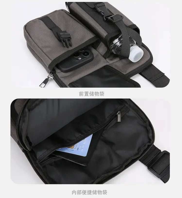 Water Cup Shoulder Bag Black Unisex Crossbody — feature 27