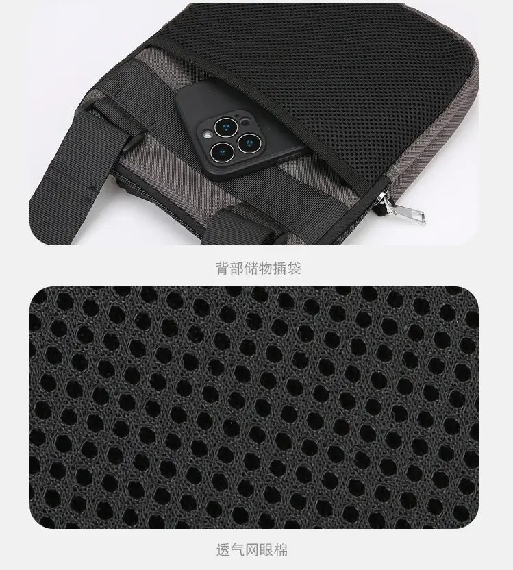 Water Cup Shoulder Bag Black Unisex Crossbody — feature 28