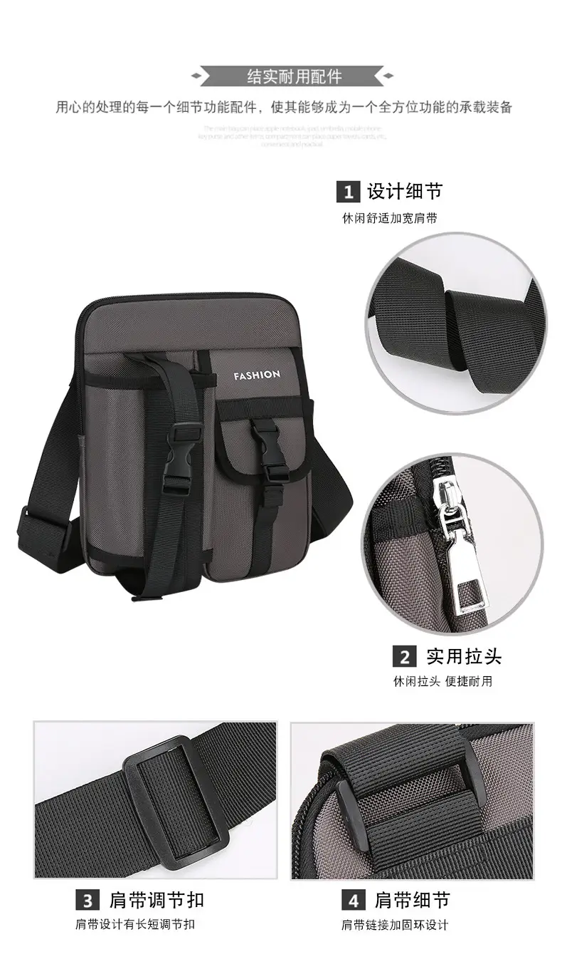Water Cup Shoulder Bag Black Unisex Crossbody — feature 4