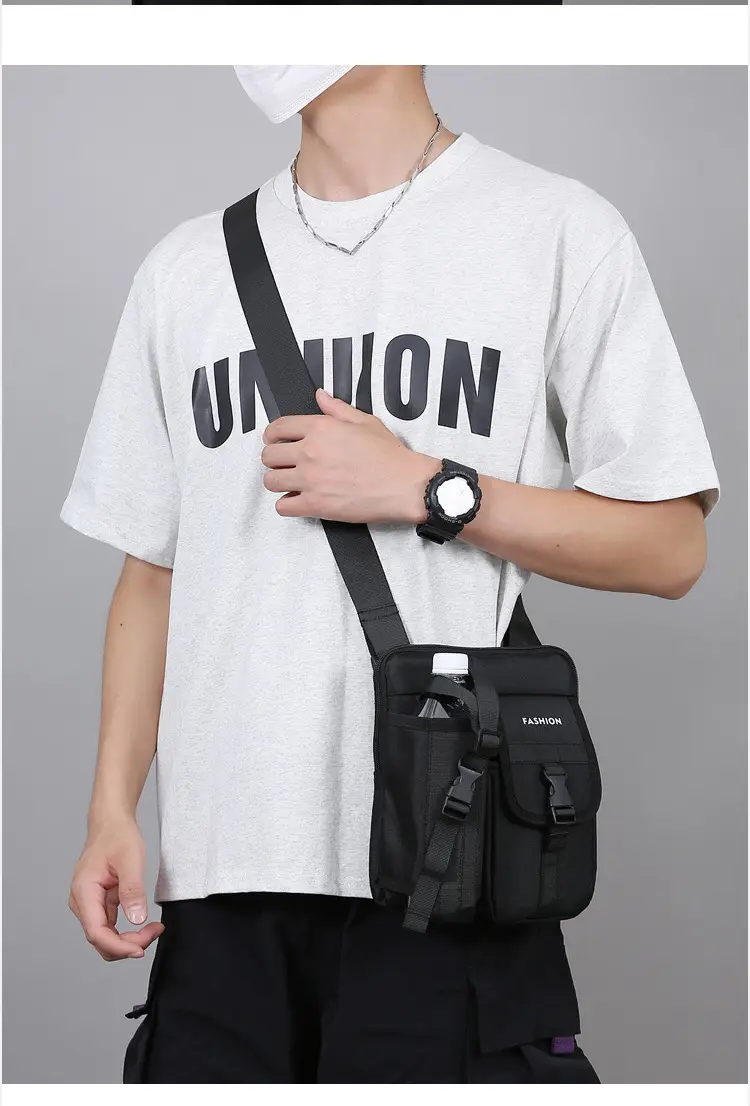 Water Cup Shoulder Bag Black Unisex Crossbody — feature 9