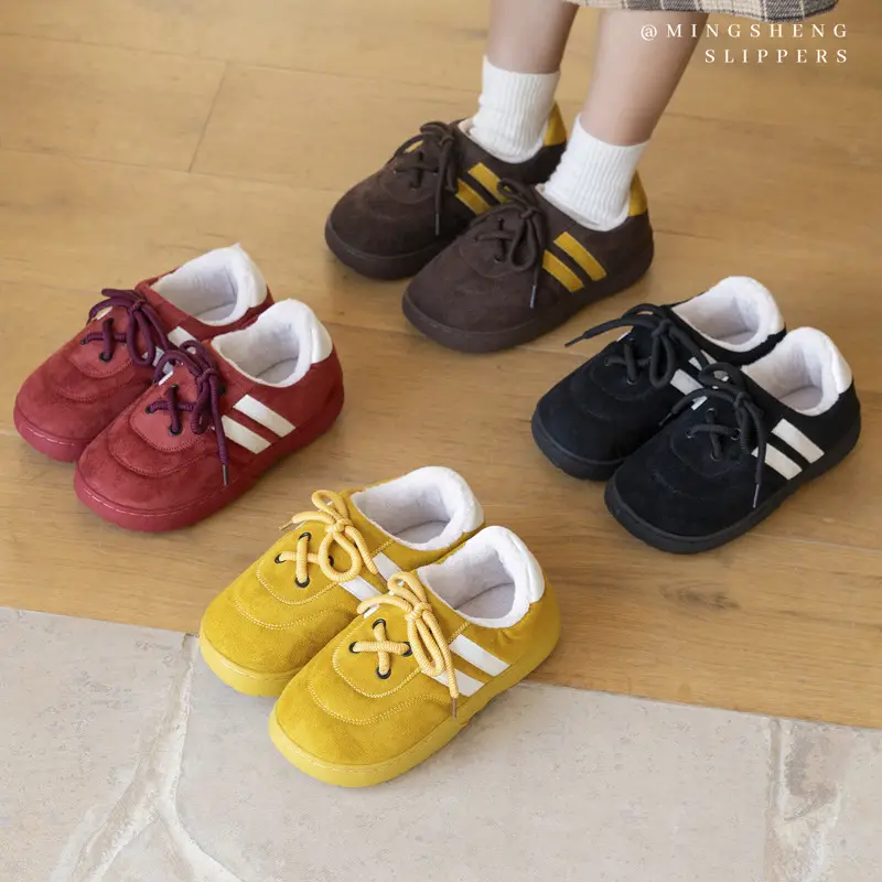 Women's Black Velvet Slip-On Winter Shoes
