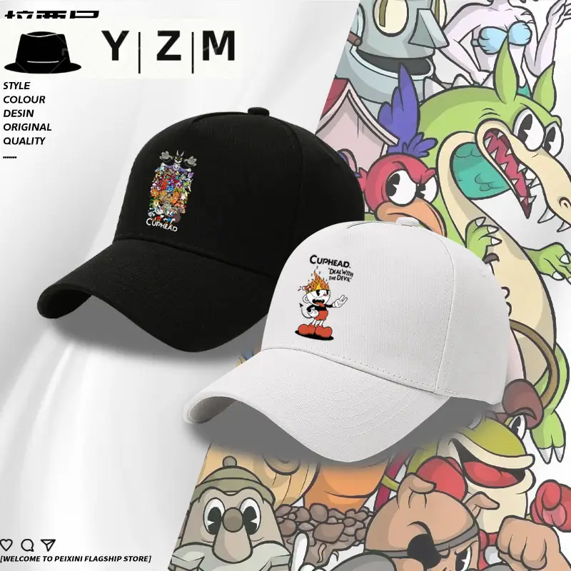 Yizhimei Cuphead Blue Cartoon Cap - Image 15